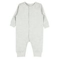 thumbnail image 1 of Adeawade Onesies For Girls 12-18 Months Long Sleeve Round neck And Bodysuits For Baby Infant With Snap Closure Toddler Spring Playsuit Light Gray, 1 of 3