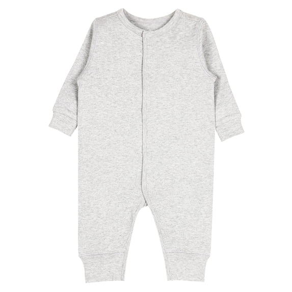 Adeawade Onesies For Girls 12-18 Months Long Sleeve Round neck And Bodysuits For Baby Infant With Snap Closure Toddler Spring Playsuit Light Gray