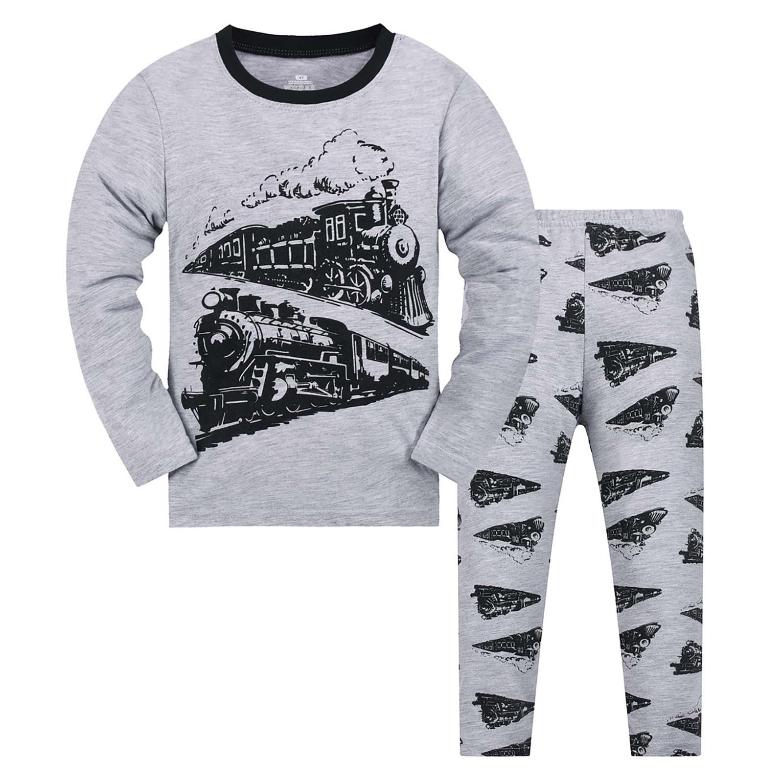 Adeawade Outfits For Boys Toddler Kids Baby Pajamas Cartoon Print Long ...