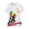 thumbnail image 1 of Adeawade Tops For Boys 6-7 Years O Neck T Shirt Summer Short Sleeve Cartoon Prints Tee Lovely Playsuit Clear, 1 of 5