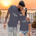 thumbnail image 1 of Adeawade Valentine'S Day T Shirts For Women Short Sleeve T Shirt Solid Color Heart Print Tops Round Neck Tee Casual Clothing Xl Grey, 1 of 6