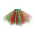 thumbnail image 1 of Adeawade Womens Winter Skirts Christmas Tutu Ballet Skirts Dance Party Patchwork Skirt Holiday Party Skirts Simple Style Soft Clothes Green Xl, 1 of 3