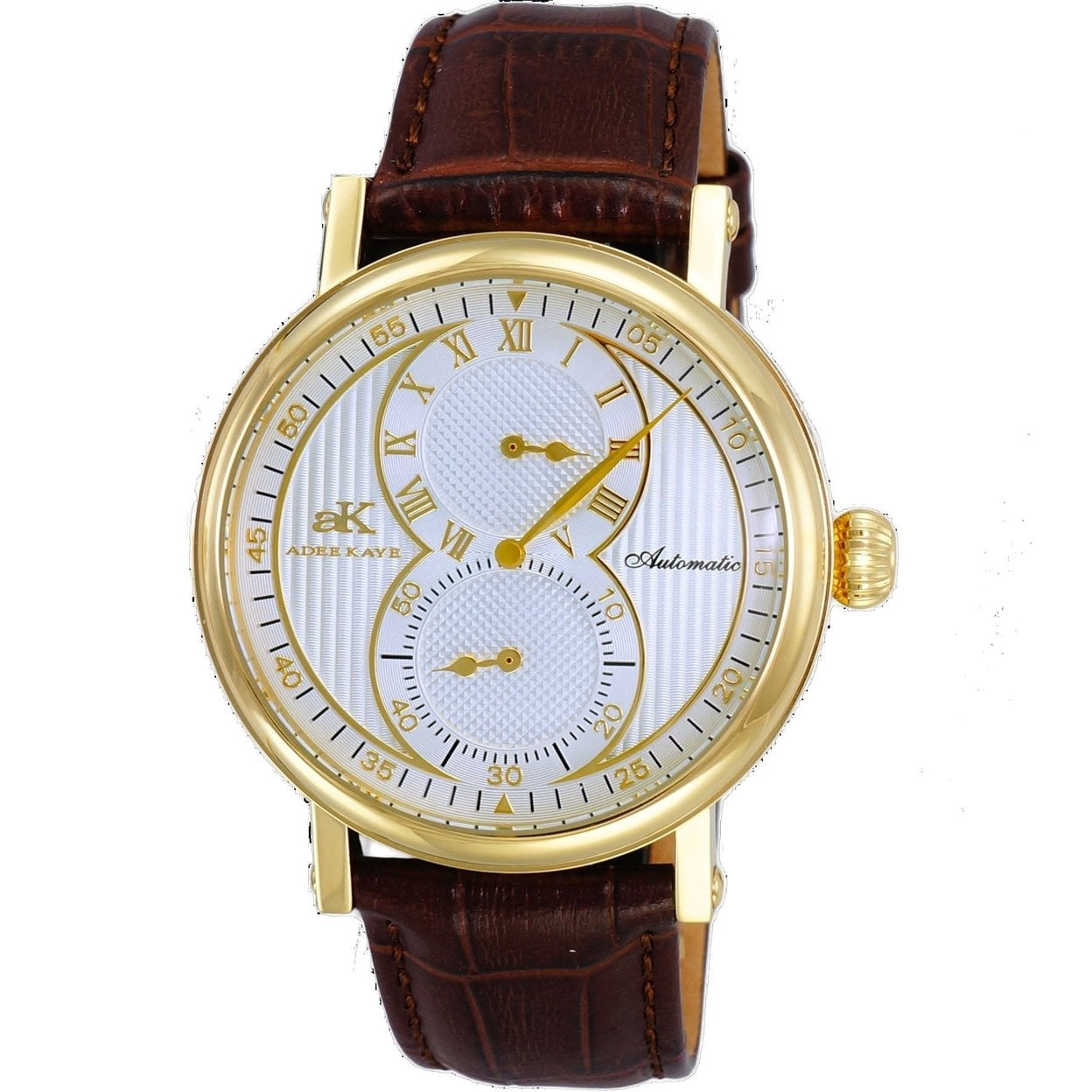 Adee Kaye Mens Mondo Silver Dial Automatic Watch AK5665-MGSV  display picture 3