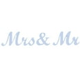 thumbnail image 1 of Adeeing White Mr & Mrs Signs Small Wooden Letters for Wedding Sweetheart Table, Rustic Wedding Centerpiece, Photo Props Decoration, 1 of 6