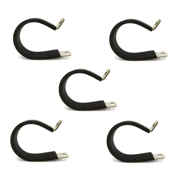 Adel 754-26-2-8 Aircraft Cushioned Wire Hose Loop Clamp 7542628 Lot Of 5