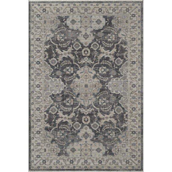 Adele 8800 Grey Ivory Sofia Area Rug, Size - 7'10" x 9'10"
