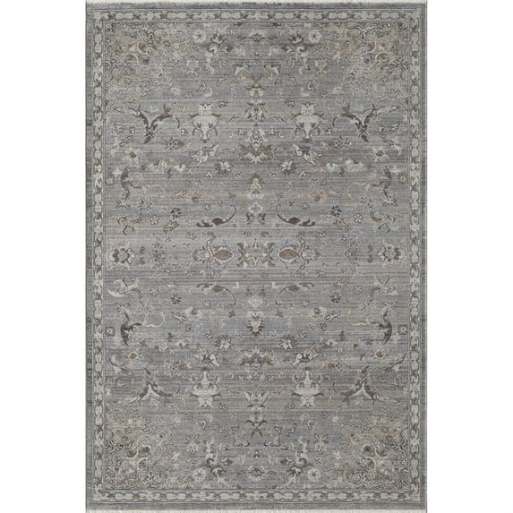 Adele 8802 Grey Daphne Area Rug, Size - 9'3" x 13'