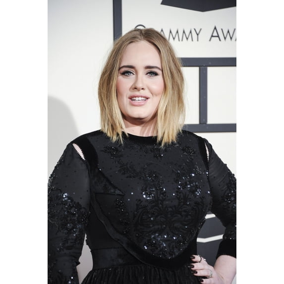 Adele At Arrivals For 58Th Annual Grammy Awards 2016 - Grammys 1, Staples Center, Los Angeles, Ca February 15, 2016. Photo By: Charlie Williams/Everett Collection Photo Print (8 x 10)