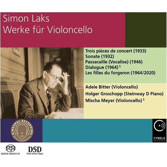 Adele Bitter & Holger Groschopp & Mischa Meyer - Simon Laks: Works For Cello - Classical - CD