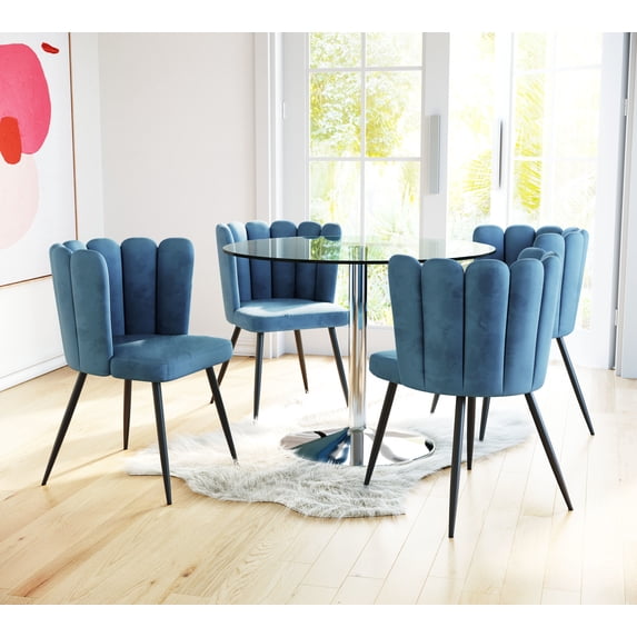 ZUO Adele Dining Chair (Set of 2) Blue