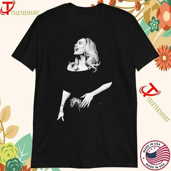 Adele Drawing And Painting Photo Live Show Concert T-shirts