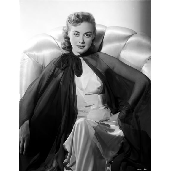 Adele Mara on a Dress sitting and posed Photo Print (24 x 30)