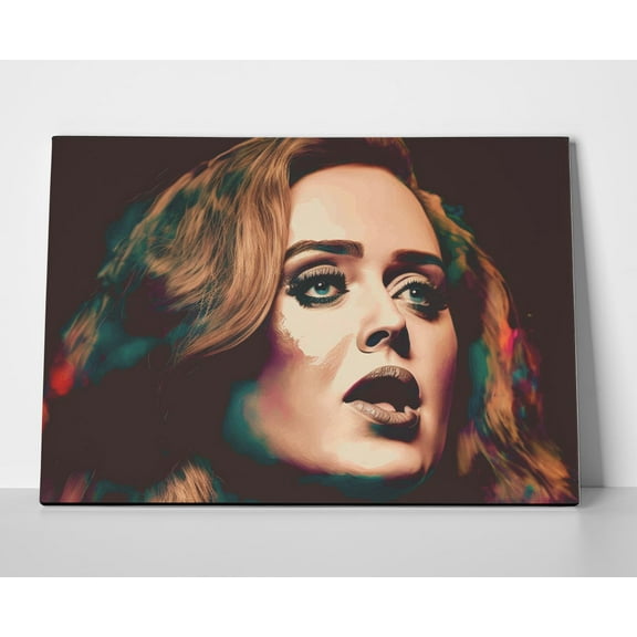 Adele Painting Poster or Wrapped Canvas