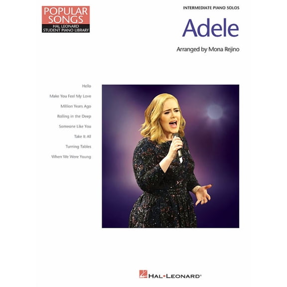 Adele - Popular Songs Series: 8 Beautiful Arrangements for Intermediate Piano Solo, (Paperback)