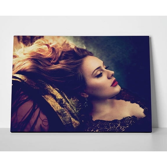 Adele Poster or Wrapped Canvas