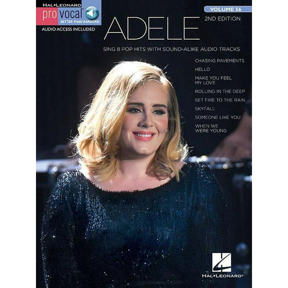 Adele: Pro Vocal Women's Edition Volume 56 (Paperback) by Adele, Hal Leonard Publishing Corporation