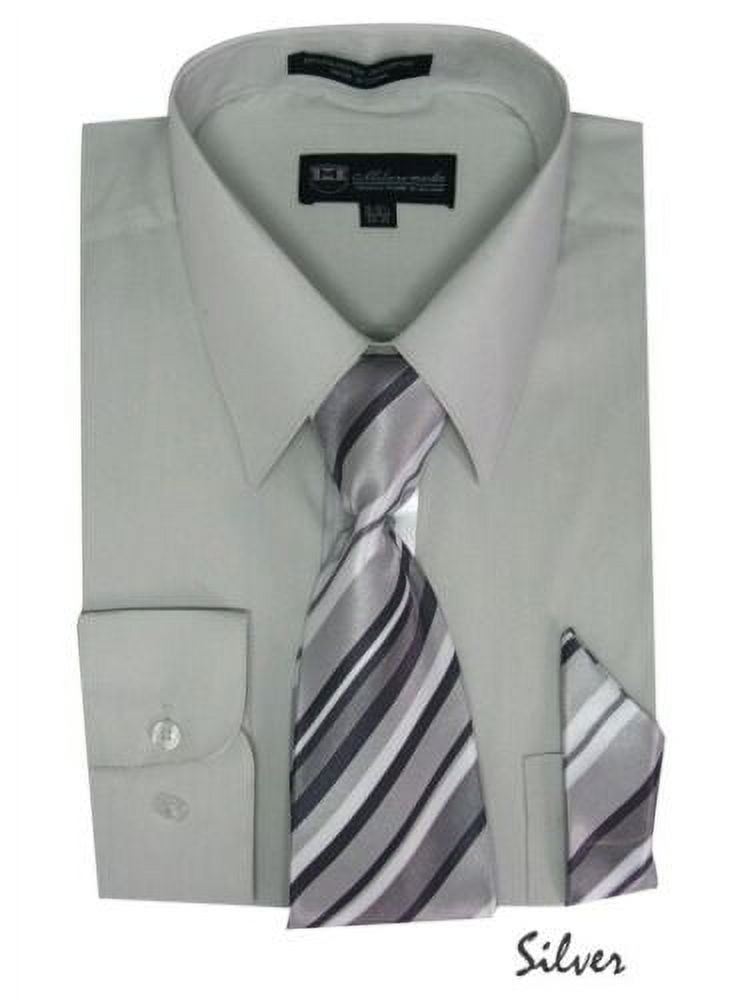 mens long sleeve dress shirt with tie
