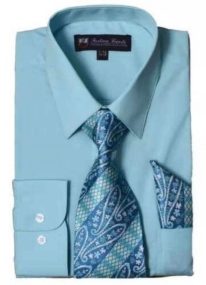 mens long sleeve dress shirt with tie