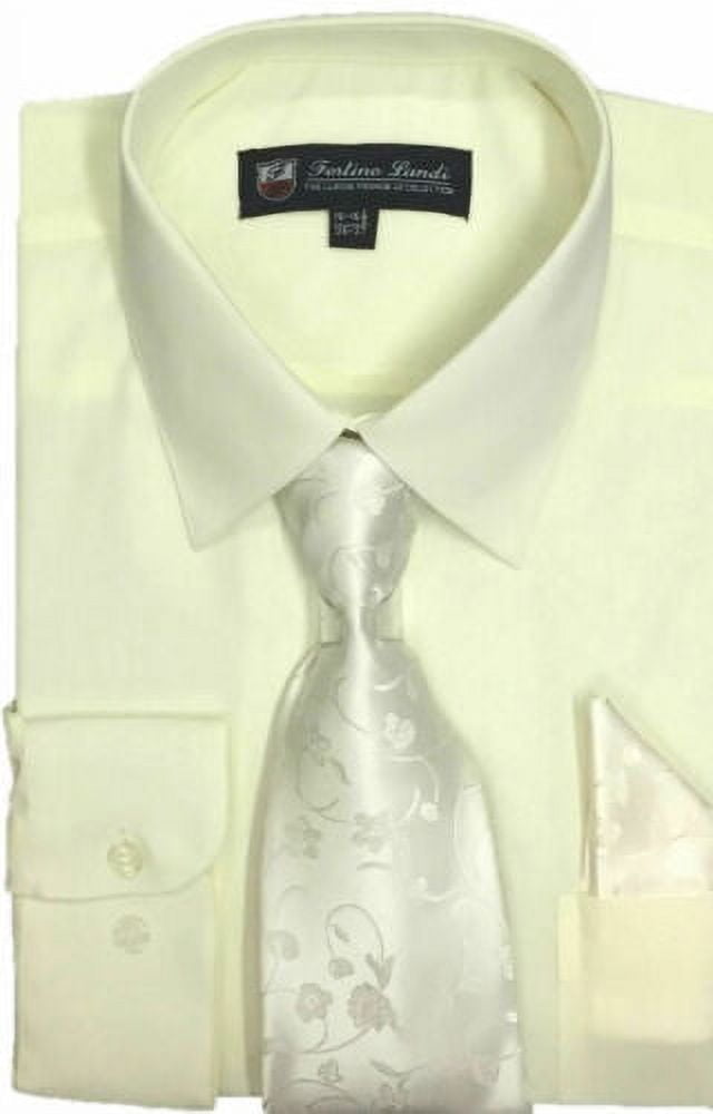 mens long sleeve dress shirt with tie