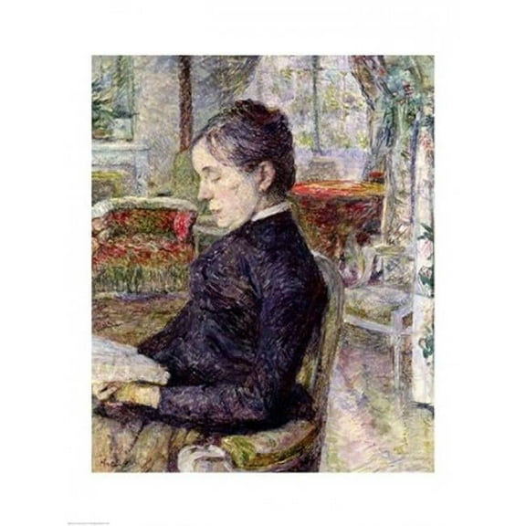 Adele Tapie De Celeyran Poster Print by Henri De Toulouse-Lautrec - 24 x 36 in. - Large