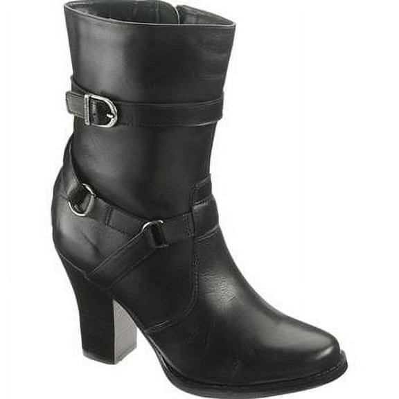 Adelena Boots Black Genuine Leather D83533