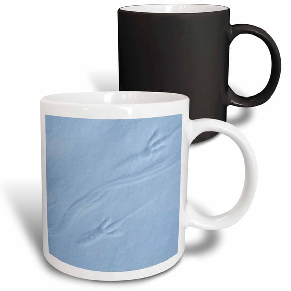 3drose, Adelie Penguin Footprints, Cape Hallett, Antarctica-an02 Ksc0026 - Kevin Schafer, 11oz Magic Transforming Mug
