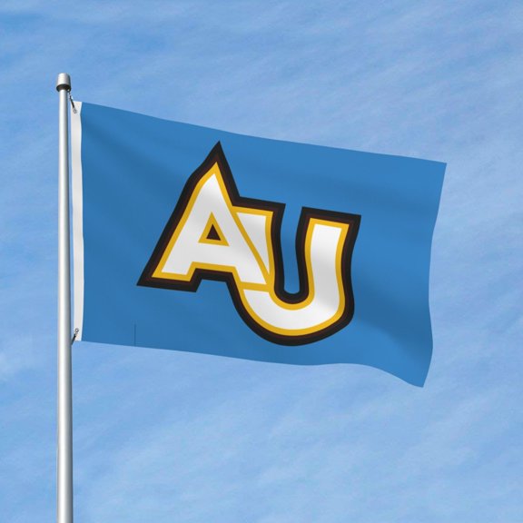 Adelphi University 3x5 Ft Flag Double Sided Indoor Outdoor Double Stitched Polyester Flag With 2 Grommets-Both Side Can Be Read