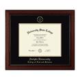 thumbnail image 1 of Framerly - Adelphi Arts and Sciences Diploma Frame with Black and Gold Mat, 1 of 10