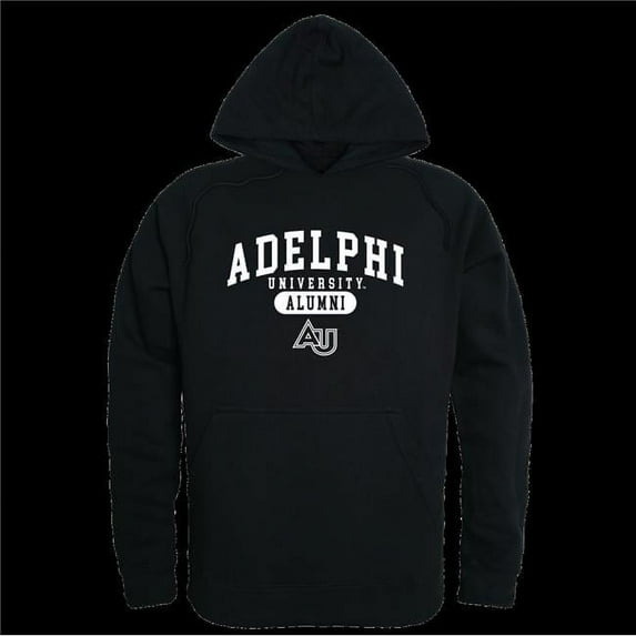 Adelphi University Panthers Alumni Hoodie, Black - Small