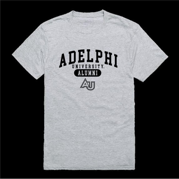 Adelphi University Panthers Alumni T-Shirt, Heather Grey - Medium