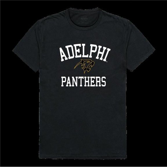 Adelphi University Panthers Arch T-Shirt, Black - Extra Large