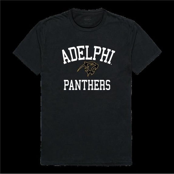 Adelphi University Panthers Arch T-Shirt, Black - Large