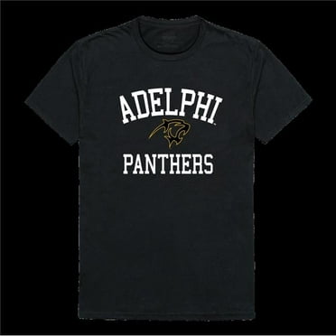 Adelphi University Panthers Arch T-Shirt, Black - Large