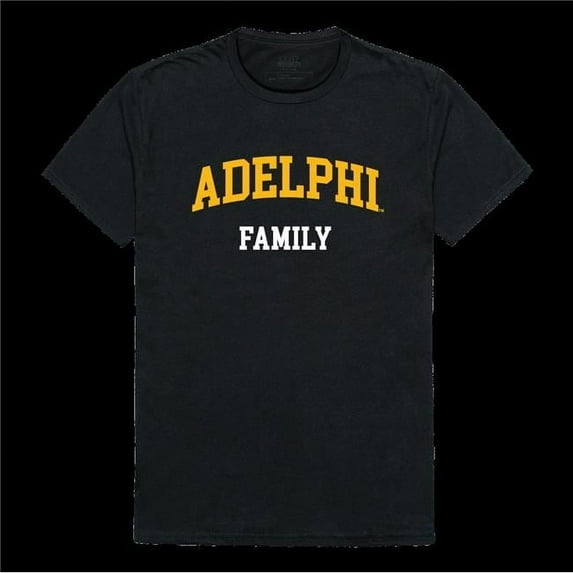 Adelphi University Panthers College Dad T-Shirt, Black - Large