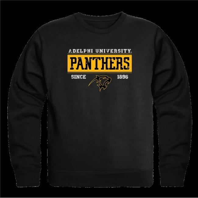 Adelphi University Panthers Established Crewneck Sweatshirt Black Large Walmart