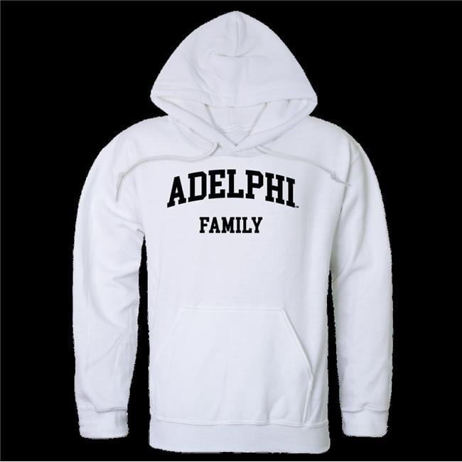 Adelphi University Panthers Family Hoodie White Large