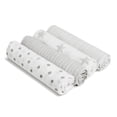 thumbnail image 1 of aden + anais Essentials, Cotton Muslin Swaddle Blanket, Dusty, Unisex, Infants, 4-Pack, 1 of 6