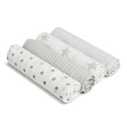 Aden + Anais™ Essentials, Cotton Muslin Swaddle Blanket, Dusty, Unisex, Infants, 4-Pack