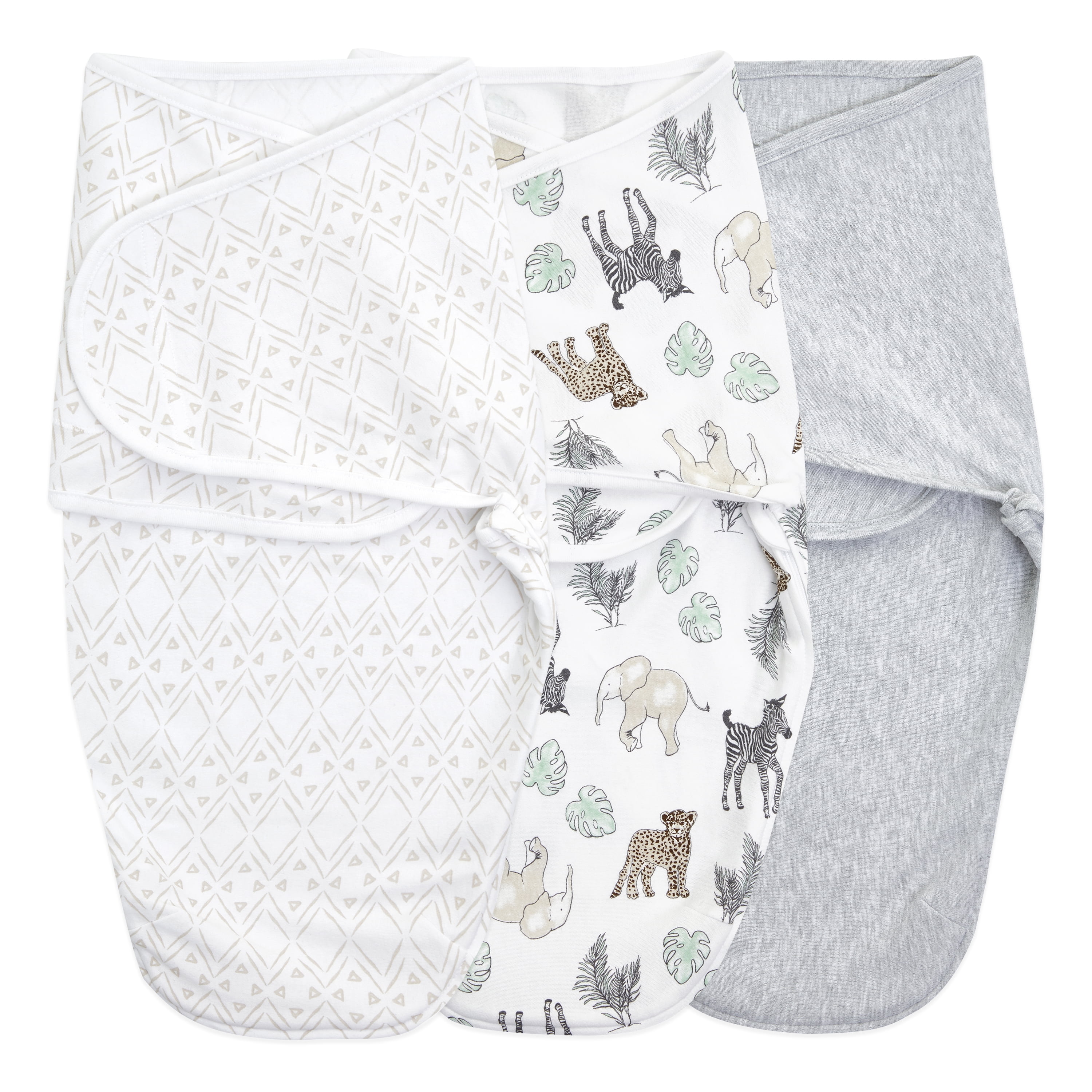 Aden + Anais Essentials Easy Swaddle Wrap - Toile - 4-6 Months - 3pk