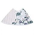 thumbnail image 1 of aden + anais Flowers Bloom Unisex Machine Washable and Absorbent Cotton Baby Bib, Blue, 1 of 2