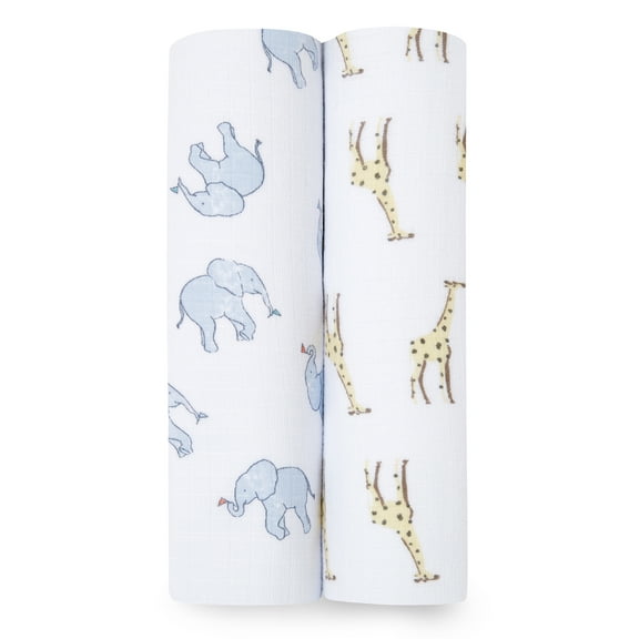 Aden + Anais Swaddles Cotton Muslin Baby Blankets (2 Count)