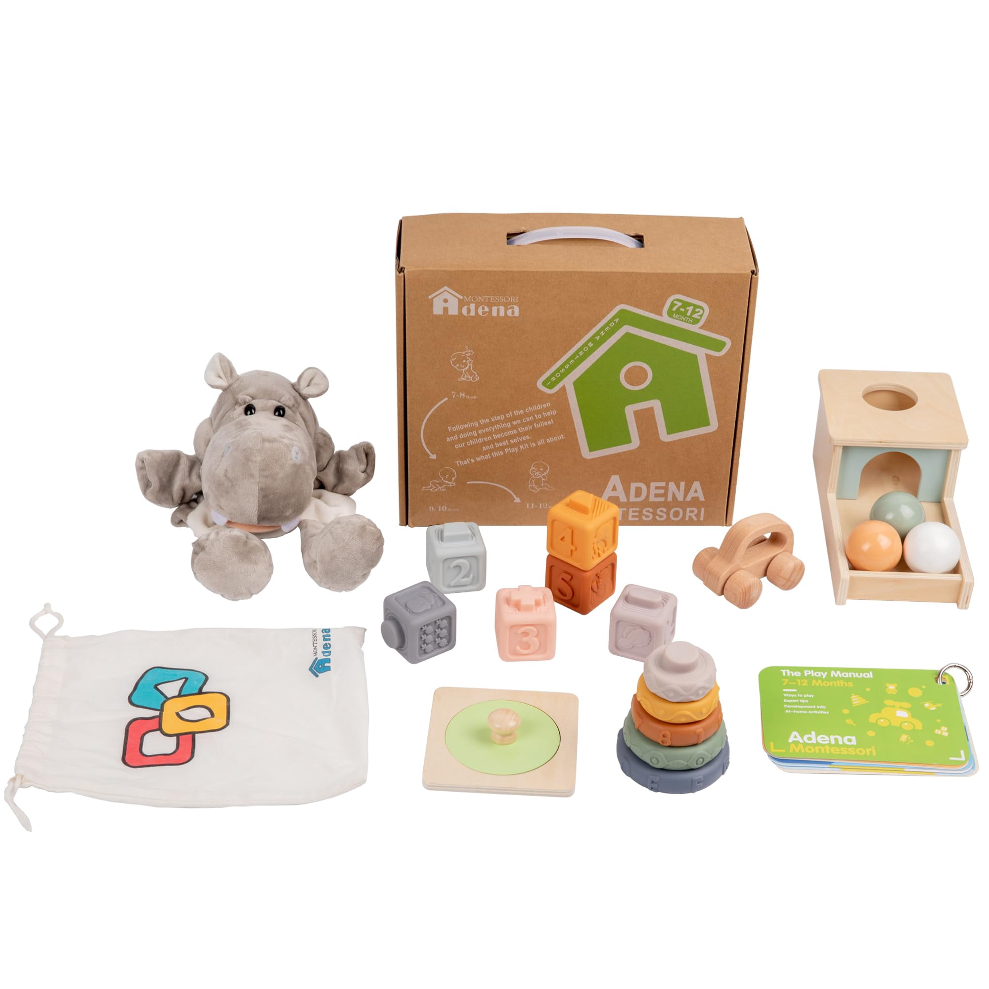Montessori Baby Toys 6 in 1 Play Kit for 7 to 12 Months First Puzzle ...
