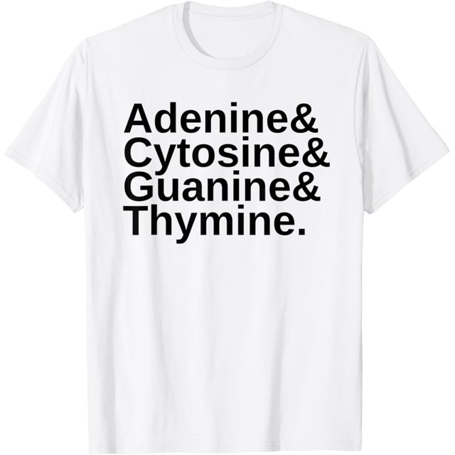 Adenine, Cytosine, Guanine, Thymine - DNA, Science, Biology T-Shirt