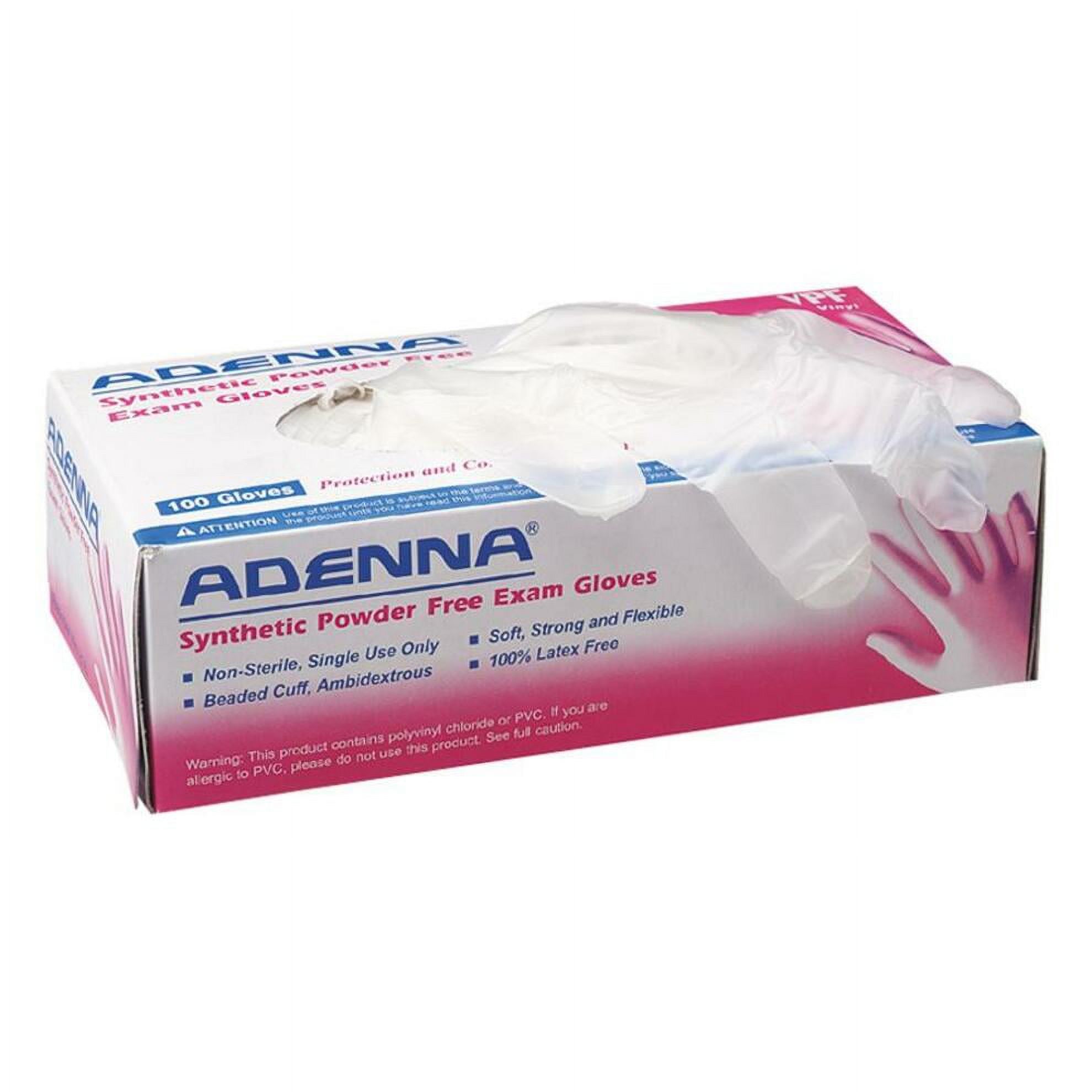 Adenna Vinyl Powder Free Exam Gloves