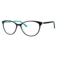 thumbnail image 1 of Adensco 234 Full Rim Cat Eye/Butterfly Black Turquoise Eyeglasses, 1 of 4