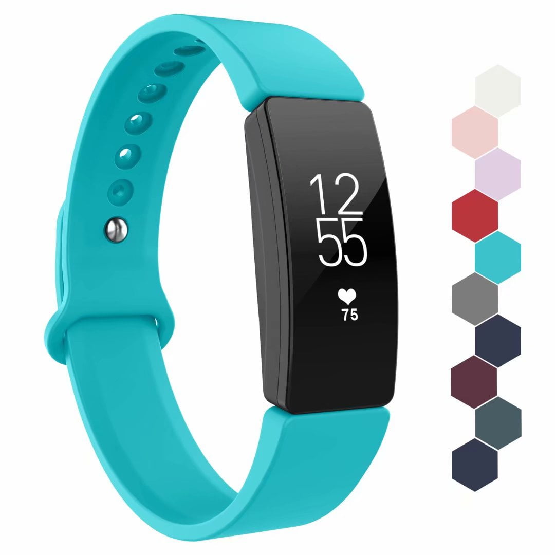 Adepoy Compatible with Fitbit Inspire HR Fitbit Inspire Fitbit Ace 2 Adjustable Replacement Wristbands Waterproof Soft Sport Bands Women Men Small size fits 5.5 7.1 wrists Walmart