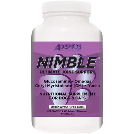 Adeptus Nimble Joint Cat Dog Supplement 120 Tablets
