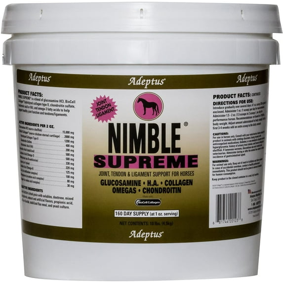 Adeptus Nutrition Nimble Supreme EQ Joint Supplements, 10 lb./10 x 10 x 10"