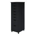thumbnail image 1 of Adeptus Solid Wood 6+2 Drawer Roll Cart - Black, 1 of 3