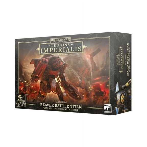 Games Workshop - Warhammer Legions Imperialis - Titan Legions - Reaver Battle Titan with Melta Cannon and Chainfist